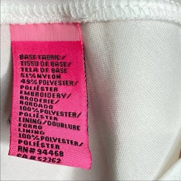 Betsy Johnson Pink Ombre Tear Drop Layered Lace Dress Size 12 - Picture 7 of 9